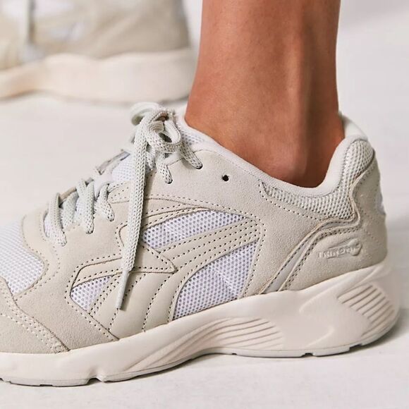 Puma White OG Trinomic Sneakers Trainers US 5.5 - Picture 1 of 9